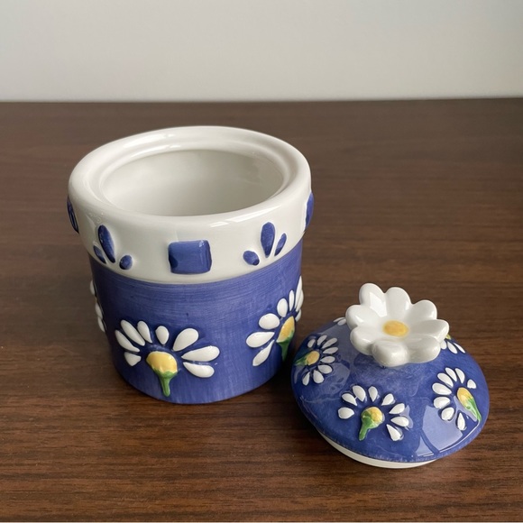 2001 Oneida Spring Daisy Creamer and Covered Sugar Dish Set - Picture 11 of 12